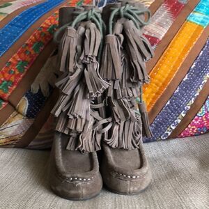 Joyfolie “Cheyenne” Genuine Suede Toddler Boots